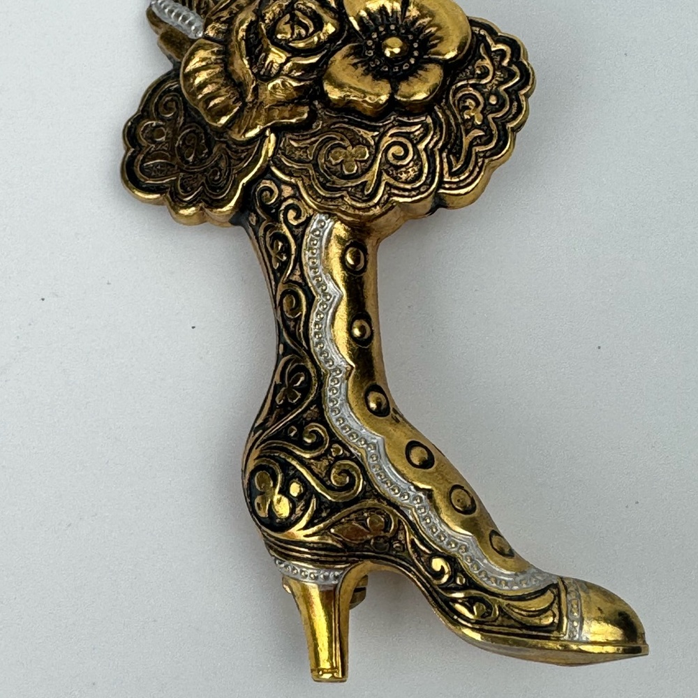 Lot of (5) vintage brooches. - Picture 3 of 9